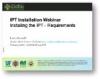 Presentation: Requirements to install the GBIF IPT